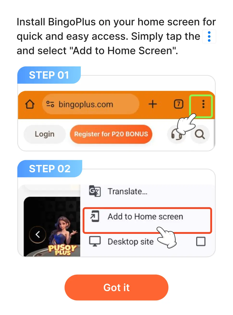 Add BingoPlus to Home Screen ๐ฏ 2 df563cba 4fcc 4bdb b76e 62a6aea39e16
